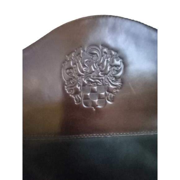 Vince Camuto Fabina Leather Riding boots - colorblock size 9.5 women's - Picture 2 of 16